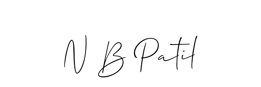 Use a signature maker to create a handwritten signature online. With this signature software, you can design (Allison_Script) your own signature for name N B Patil. N B Patil signature style 2 images and pictures png