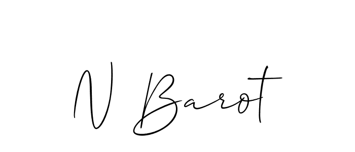 Make a short N Barot signature style. Manage your documents anywhere anytime using Allison_Script. Create and add eSignatures, submit forms, share and send files easily. N Barot signature style 2 images and pictures png