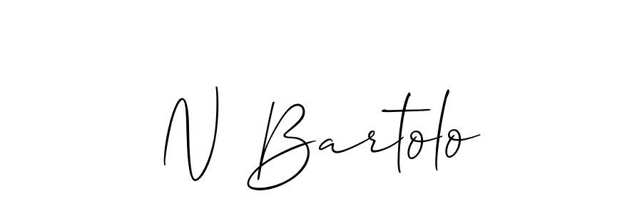 This is the best signature style for the N Bartolo name. Also you like these signature font (Allison_Script). Mix name signature. N Bartolo signature style 2 images and pictures png