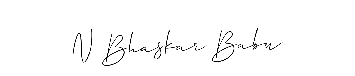 You can use this online signature creator to create a handwritten signature for the name N Bhaskar Babu. This is the best online autograph maker. N Bhaskar Babu signature style 2 images and pictures png