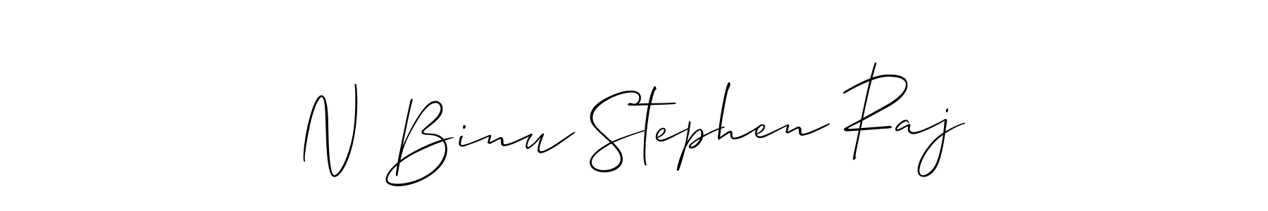 Best and Professional Signature Style for N Binu Stephen Raj. Allison_Script Best Signature Style Collection. N Binu Stephen Raj signature style 2 images and pictures png