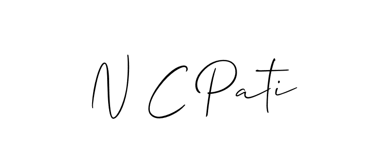 Once you've used our free online signature maker to create your best signature Allison_Script style, it's time to enjoy all of the benefits that N C Pati name signing documents. N C Pati signature style 2 images and pictures png