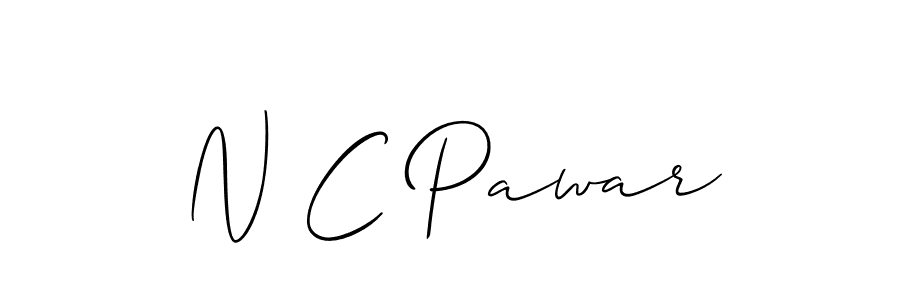 Similarly Allison_Script is the best handwritten signature design. Signature creator online .You can use it as an online autograph creator for name N C Pawar. N C Pawar signature style 2 images and pictures png