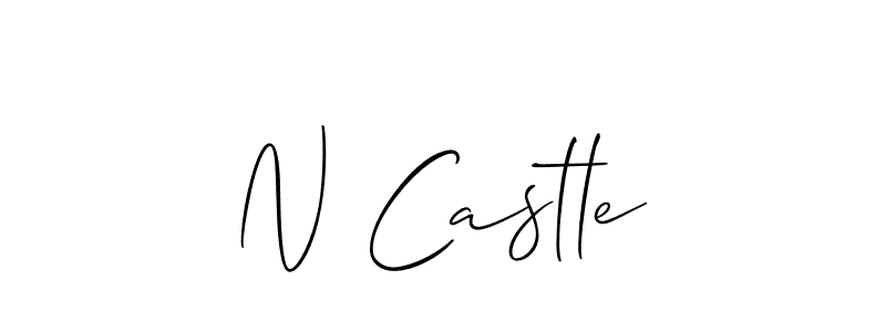 This is the best signature style for the N Castle name. Also you like these signature font (Allison_Script). Mix name signature. N Castle signature style 2 images and pictures png