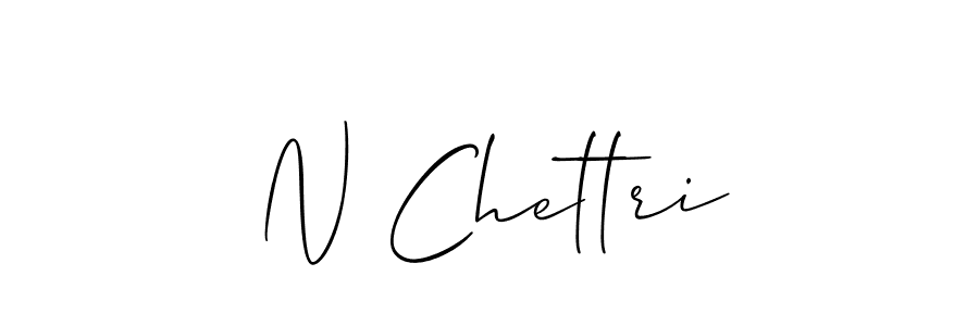 Similarly Allison_Script is the best handwritten signature design. Signature creator online .You can use it as an online autograph creator for name N Chettri. N Chettri signature style 2 images and pictures png