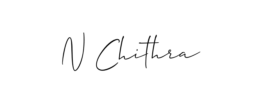 Make a beautiful signature design for name N Chithra. Use this online signature maker to create a handwritten signature for free. N Chithra signature style 2 images and pictures png