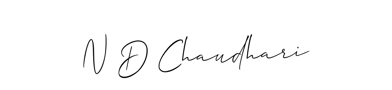 You can use this online signature creator to create a handwritten signature for the name N D Chaudhari. This is the best online autograph maker. N D Chaudhari signature style 2 images and pictures png