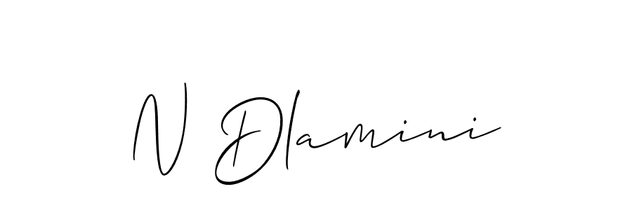 How to make N Dlamini name signature. Use Allison_Script style for creating short signs online. This is the latest handwritten sign. N Dlamini signature style 2 images and pictures png