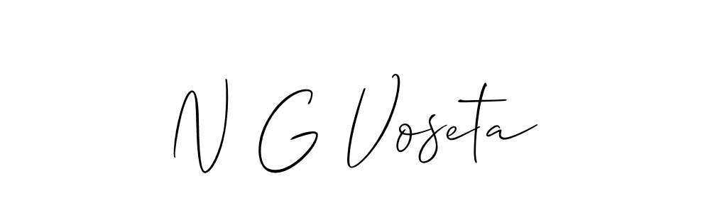 This is the best signature style for the N G Voseta name. Also you like these signature font (Allison_Script). Mix name signature. N G Voseta signature style 2 images and pictures png