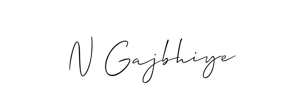 Here are the top 10 professional signature styles for the name N Gajbhiye. These are the best autograph styles you can use for your name. N Gajbhiye signature style 2 images and pictures png