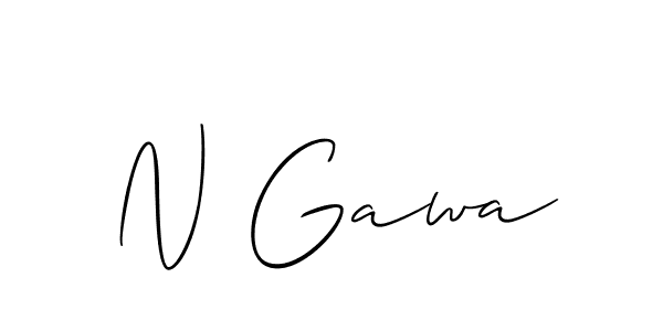 See photos of N Gawa official signature by Spectra . Check more albums & portfolios. Read reviews & check more about Allison_Script font. N Gawa signature style 2 images and pictures png