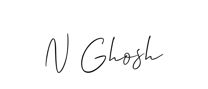 Also we have N Ghosh name is the best signature style. Create professional handwritten signature collection using Allison_Script autograph style. N Ghosh signature style 2 images and pictures png