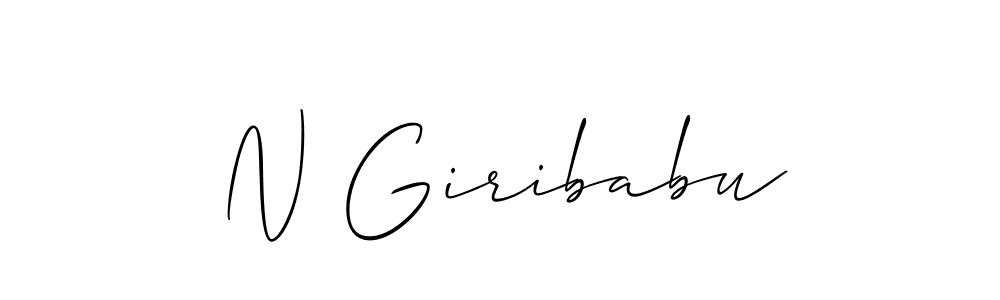 Here are the top 10 professional signature styles for the name N Giribabu. These are the best autograph styles you can use for your name. N Giribabu signature style 2 images and pictures png