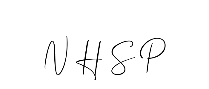 You can use this online signature creator to create a handwritten signature for the name N H S P. This is the best online autograph maker. N H S P signature style 2 images and pictures png
