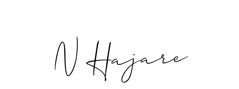 Here are the top 10 professional signature styles for the name N Hajare. These are the best autograph styles you can use for your name. N Hajare signature style 2 images and pictures png