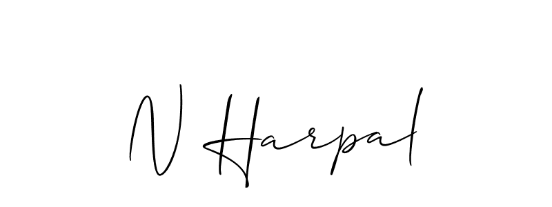 You can use this online signature creator to create a handwritten signature for the name N Harpal. This is the best online autograph maker. N Harpal signature style 2 images and pictures png