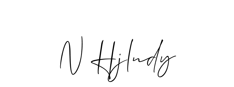 Similarly Allison_Script is the best handwritten signature design. Signature creator online .You can use it as an online autograph creator for name N Hjlndy. N Hjlndy signature style 2 images and pictures png