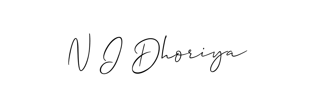 Similarly Allison_Script is the best handwritten signature design. Signature creator online .You can use it as an online autograph creator for name N I Dhoriya. N I Dhoriya signature style 2 images and pictures png