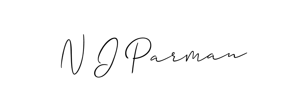Allison_Script is a professional signature style that is perfect for those who want to add a touch of class to their signature. It is also a great choice for those who want to make their signature more unique. Get N I Parman name to fancy signature for free. N I Parman signature style 2 images and pictures png