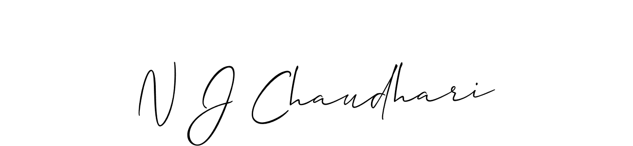 Similarly Allison_Script is the best handwritten signature design. Signature creator online .You can use it as an online autograph creator for name N J Chaudhari. N J Chaudhari signature style 2 images and pictures png