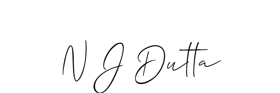 Similarly Allison_Script is the best handwritten signature design. Signature creator online .You can use it as an online autograph creator for name N J Dutta. N J Dutta signature style 2 images and pictures png