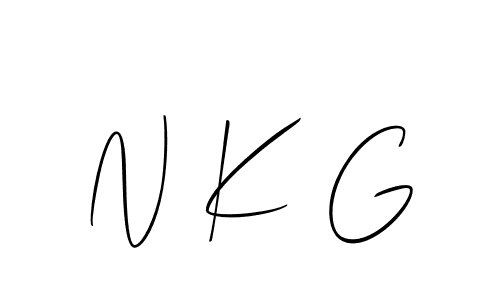 This is the best signature style for the N K G name. Also you like these signature font (Allison_Script). Mix name signature. N K G signature style 2 images and pictures png