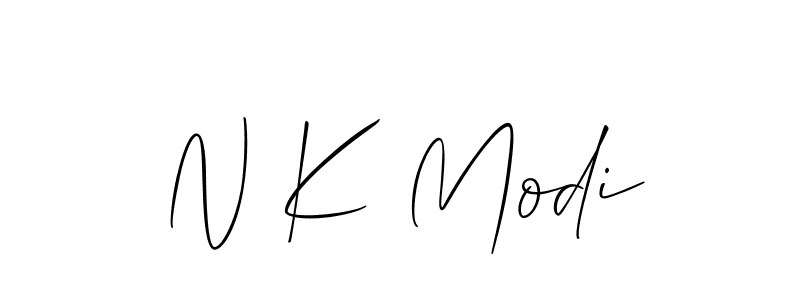 Also we have N K Modi name is the best signature style. Create professional handwritten signature collection using Allison_Script autograph style. N K Modi signature style 2 images and pictures png