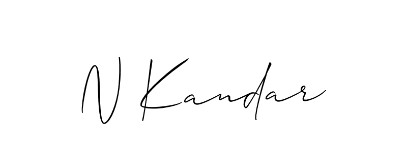 This is the best signature style for the N Kandar name. Also you like these signature font (Allison_Script). Mix name signature. N Kandar signature style 2 images and pictures png