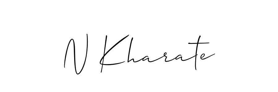 Also You can easily find your signature by using the search form. We will create N Kharate name handwritten signature images for you free of cost using Allison_Script sign style. N Kharate signature style 2 images and pictures png