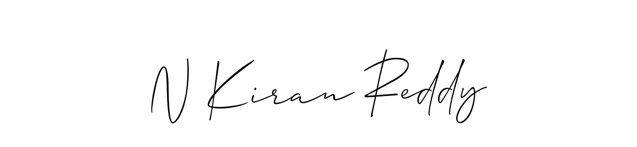 Also You can easily find your signature by using the search form. We will create N Kiran Reddy name handwritten signature images for you free of cost using Allison_Script sign style. N Kiran Reddy signature style 2 images and pictures png