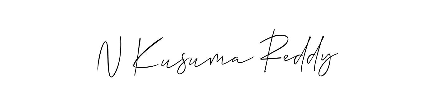 Once you've used our free online signature maker to create your best signature Allison_Script style, it's time to enjoy all of the benefits that N Kusuma Reddy name signing documents. N Kusuma Reddy signature style 2 images and pictures png