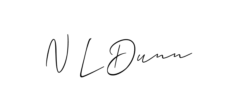 Check out images of Autograph of N L Dunn name. Actor N L Dunn Signature Style. Allison_Script is a professional sign style online. N L Dunn signature style 2 images and pictures png