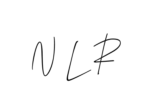 How to Draw N L R signature style? Allison_Script is a latest design signature styles for name N L R. N L R signature style 2 images and pictures png
