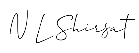 Practice writing N L Shirsat with the flow of Allison_Script lettering. A fantastic source of inspiration for developing your personal signature style. N L Shirsat signature style 2 images and pictures png