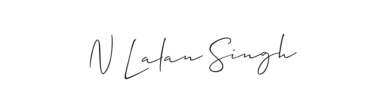 Make a short N Lalan Singh signature style. Manage your documents anywhere anytime using Allison_Script. Create and add eSignatures, submit forms, share and send files easily. N Lalan Singh signature style 2 images and pictures png