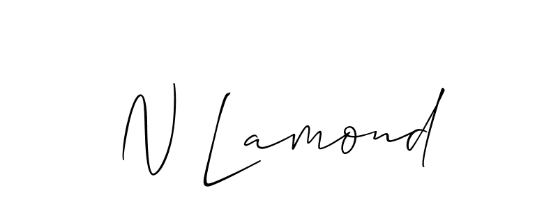 You can use this online signature creator to create a handwritten signature for the name N Lamond. This is the best online autograph maker. N Lamond signature style 2 images and pictures png
