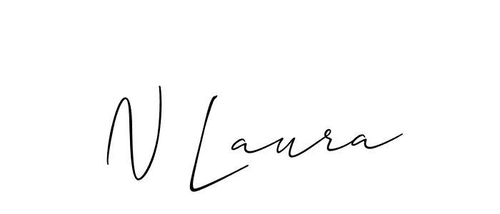 Use a signature maker to create a handwritten signature online. With this signature software, you can design (Allison_Script) your own signature for name N Laura. N Laura signature style 2 images and pictures png