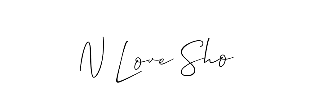 You can use this online signature creator to create a handwritten signature for the name N Love Sho. This is the best online autograph maker. N Love Sho signature style 2 images and pictures png