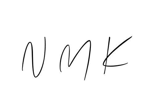 You can use this online signature creator to create a handwritten signature for the name N M K. This is the best online autograph maker. N M K signature style 2 images and pictures png