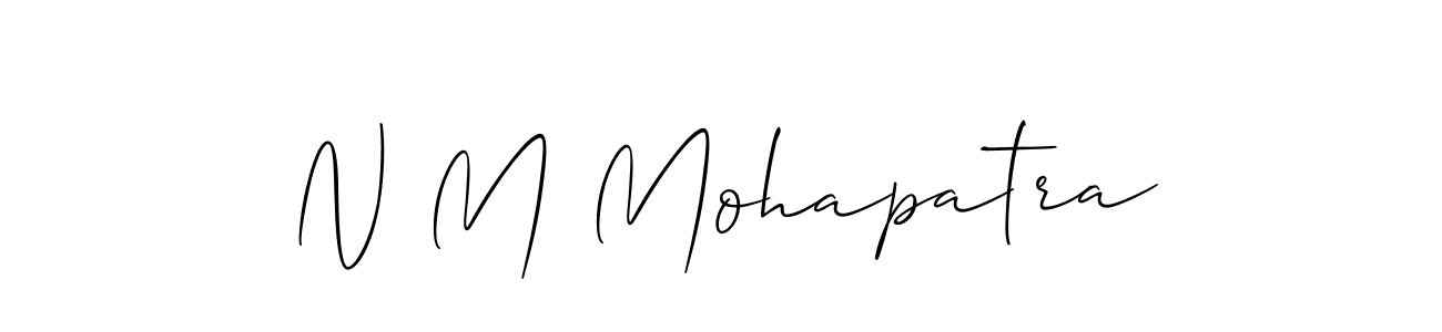 Make a beautiful signature design for name N M Mohapatra. Use this online signature maker to create a handwritten signature for free. N M Mohapatra signature style 2 images and pictures png