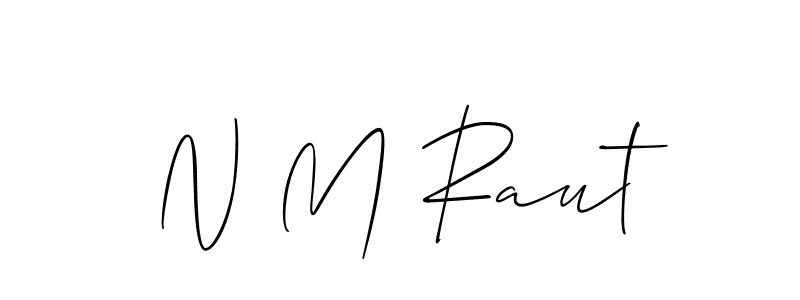 Make a short N M Raut signature style. Manage your documents anywhere anytime using Allison_Script. Create and add eSignatures, submit forms, share and send files easily. N M Raut signature style 2 images and pictures png