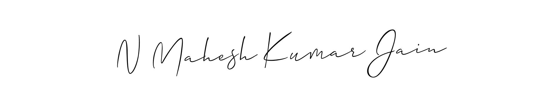 Check out images of Autograph of N Mahesh Kumar Jain name. Actor N Mahesh Kumar Jain Signature Style. Allison_Script is a professional sign style online. N Mahesh Kumar Jain signature style 2 images and pictures png