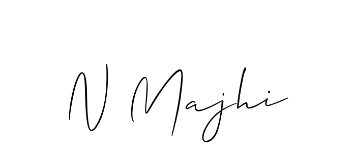 Here are the top 10 professional signature styles for the name N Majhi. These are the best autograph styles you can use for your name. N Majhi signature style 2 images and pictures png