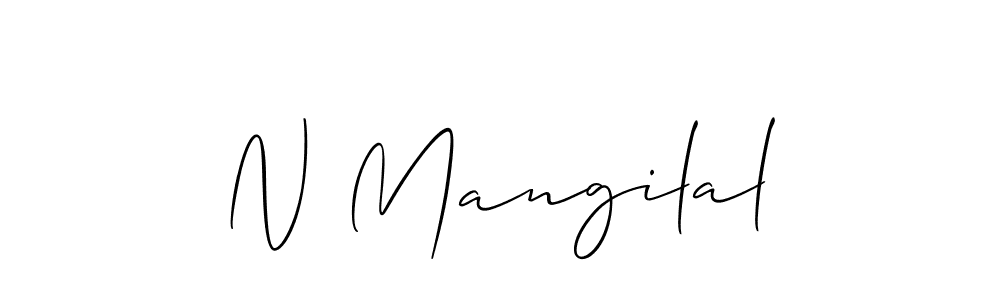 Here are the top 10 professional signature styles for the name N Mangilal. These are the best autograph styles you can use for your name. N Mangilal signature style 2 images and pictures png