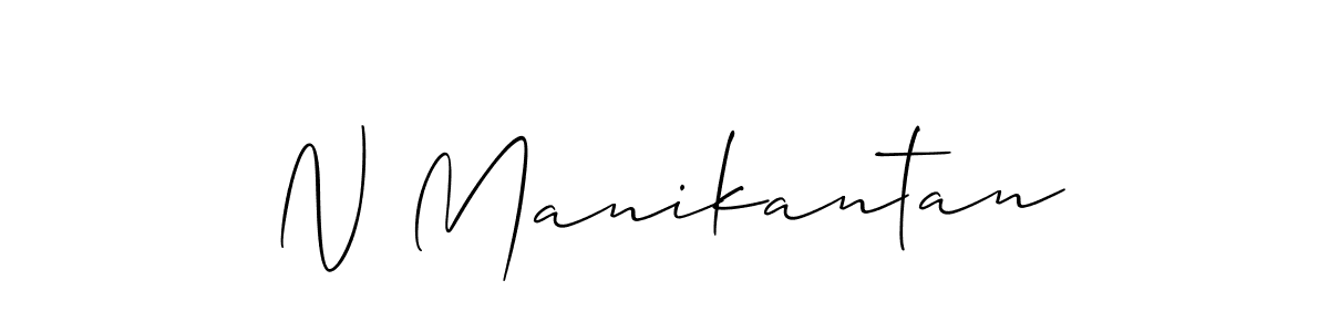 Make a short N Manikantan signature style. Manage your documents anywhere anytime using Allison_Script. Create and add eSignatures, submit forms, share and send files easily. N Manikantan signature style 2 images and pictures png