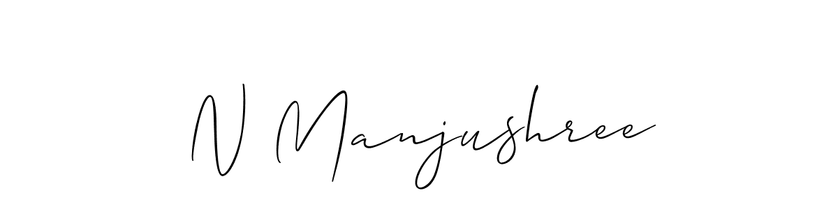 See photos of N Manjushree official signature by Spectra . Check more albums & portfolios. Read reviews & check more about Allison_Script font. N Manjushree signature style 2 images and pictures png