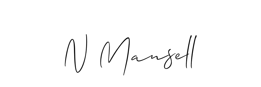 Check out images of Autograph of N Mansell name. Actor N Mansell Signature Style. Allison_Script is a professional sign style online. N Mansell signature style 2 images and pictures png