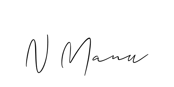 See photos of N Manu official signature by Spectra . Check more albums & portfolios. Read reviews & check more about Allison_Script font. N Manu signature style 2 images and pictures png