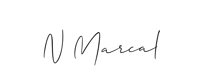 You can use this online signature creator to create a handwritten signature for the name N Marcal. This is the best online autograph maker. N Marcal signature style 2 images and pictures png