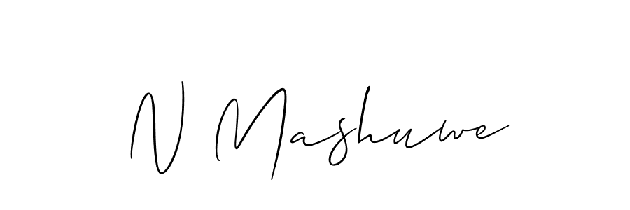 You can use this online signature creator to create a handwritten signature for the name N Mashuwe. This is the best online autograph maker. N Mashuwe signature style 2 images and pictures png